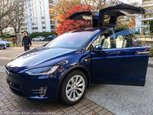 Tesla Model X ready for a test drive