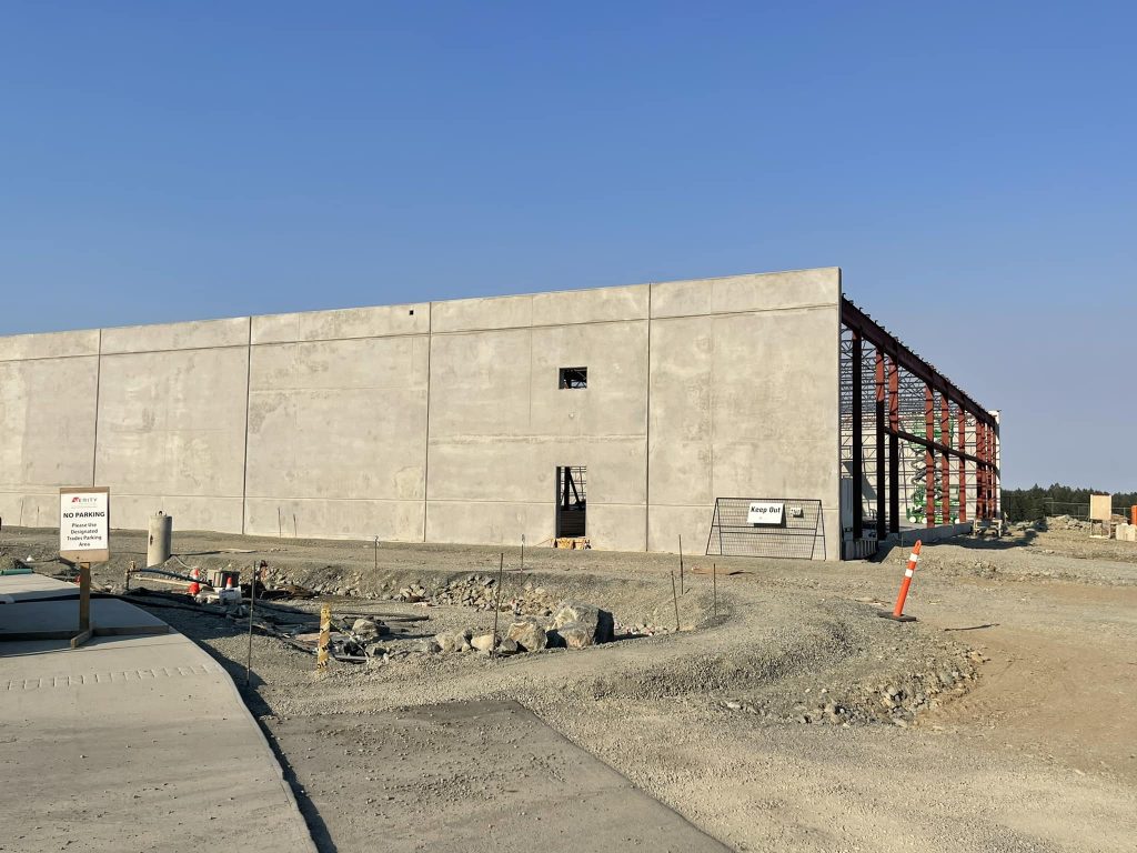 September 9, 2022 UPDATE - I stopped by to inspect the progress. The Langford Service Centre is coming along nicely. 3 of the walls are up. - Payam Karimi